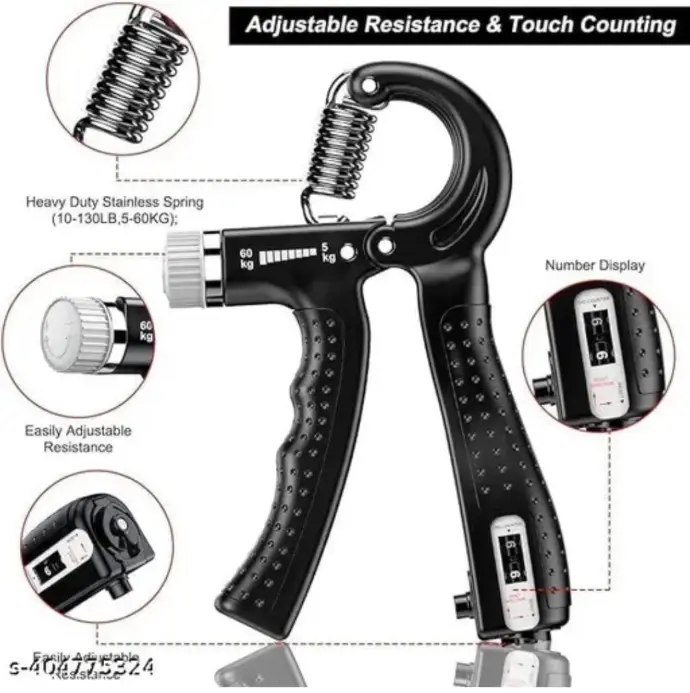 KHARGADHAM Adjustable Hand Grip (5 Kg-60Kg