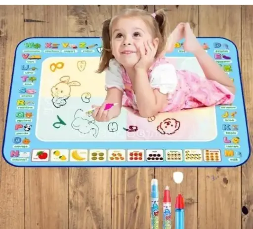 toddlers toys, magic water deowing mat with rainbow